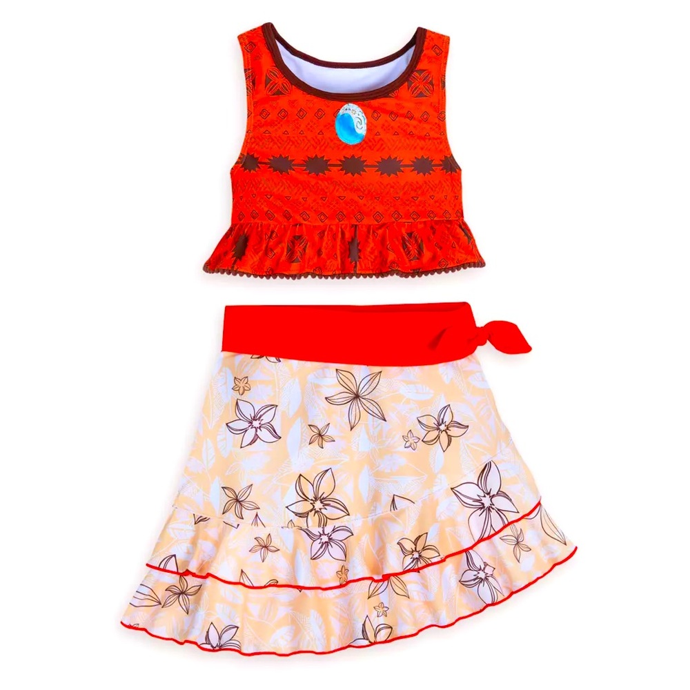 Moana 3-Piece Swimsuit For Toddler Girl